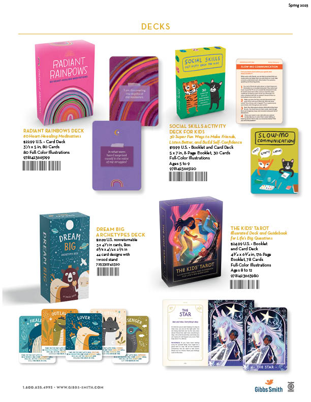 Card Decks page