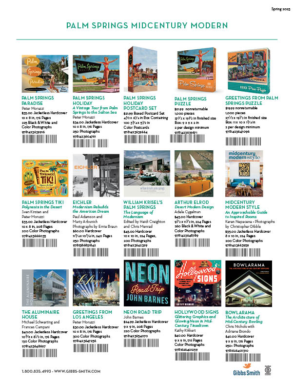 Palm Springs Midcentury Modern Sales Sheet