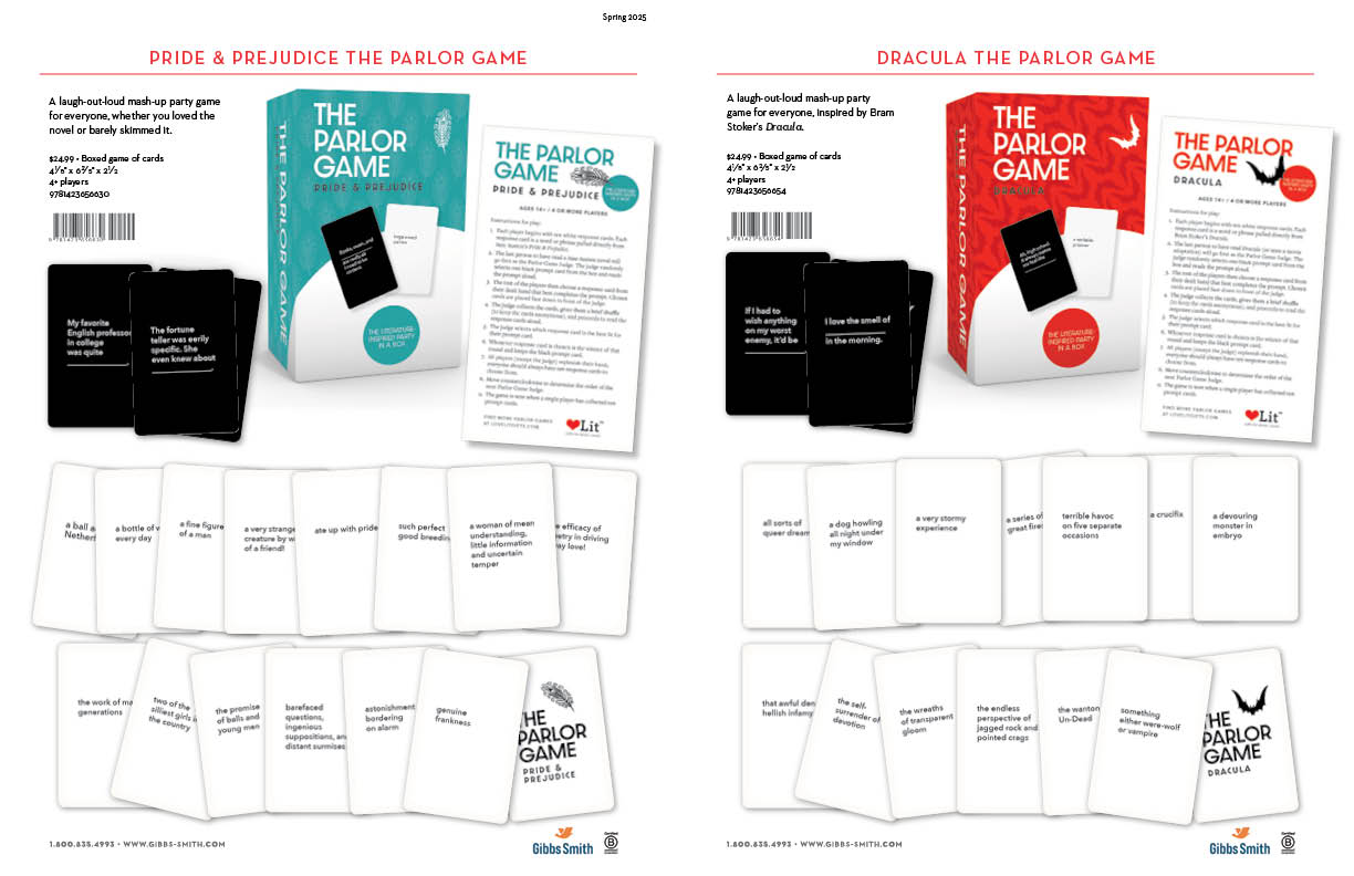 Parlor Games Sales Sheet