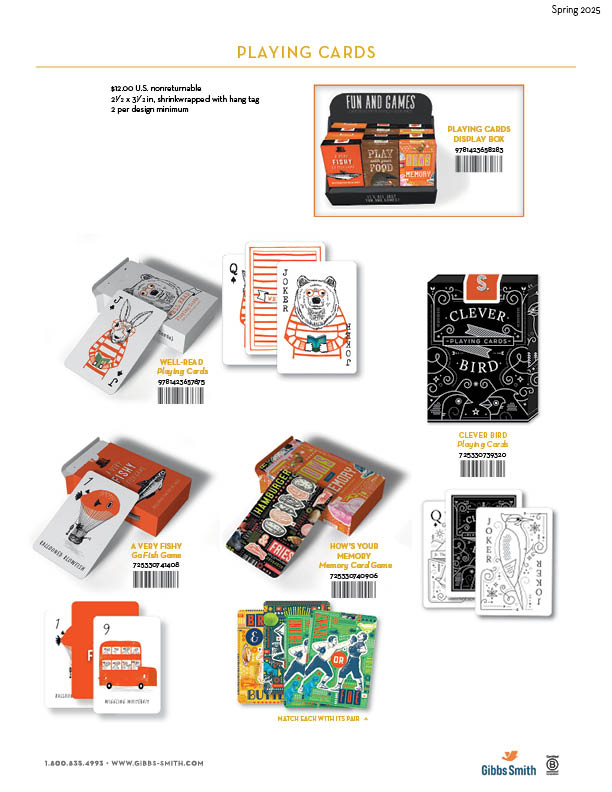 Playing Cards page