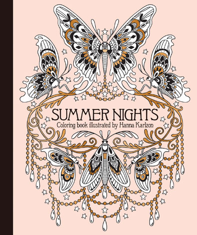 Cover of Summer Nights Coloring Book