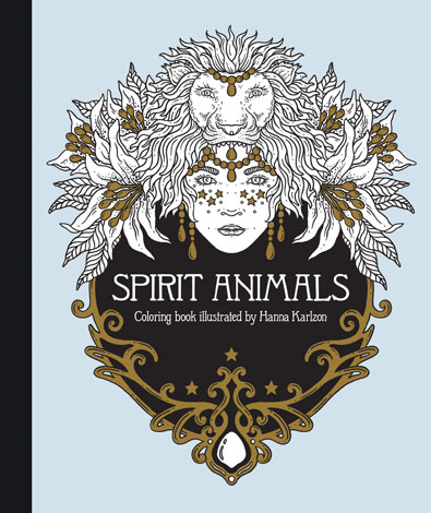 Cover of Spirit Animals Coloring Book