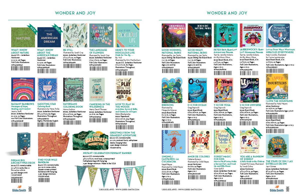 Wonder and Joy page